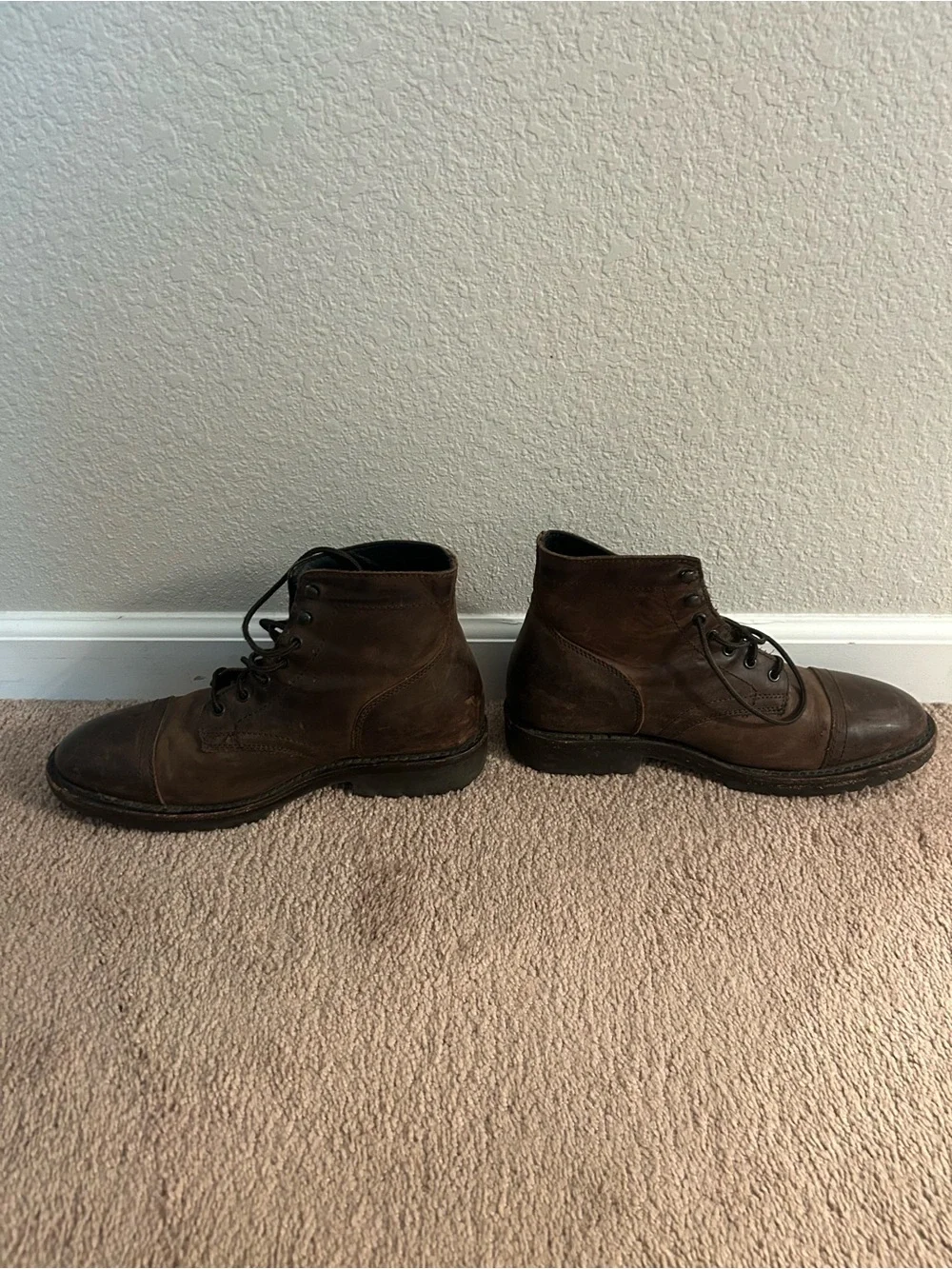 Thursday men’s brown lace up boots